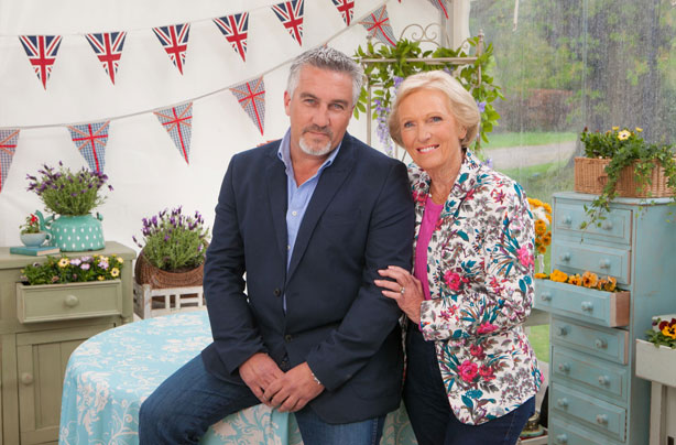 The Great British Baking Show Judges - Mary Berry and Paul Hollywood.